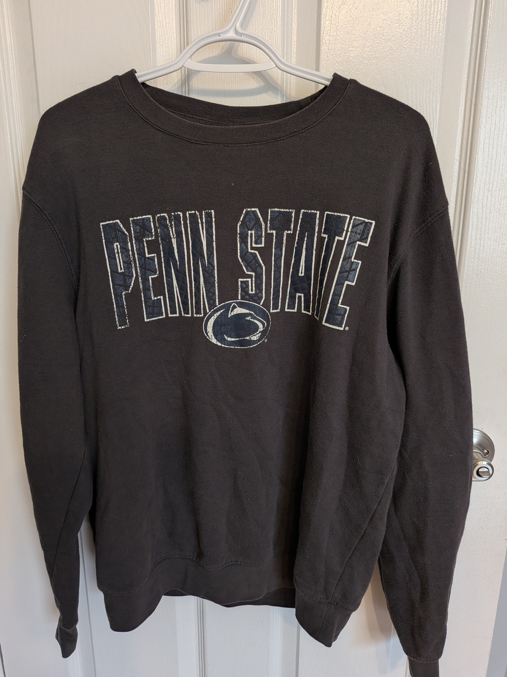 Grey Penn State Crewneck Sweatshirt
